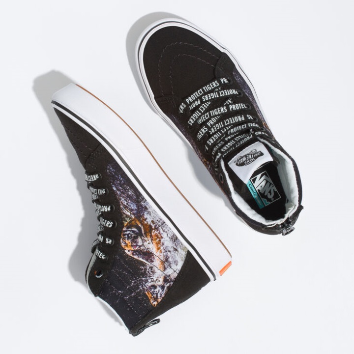 Vans X Project Cat Kids Comfycush Sk8-hi Zip Projectcat-παίζουν τίγρεις