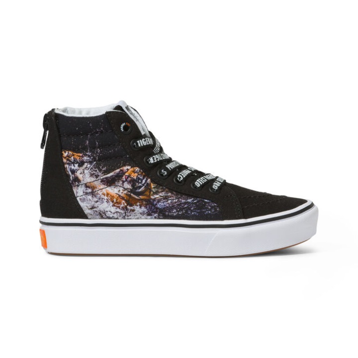 Vans X Project Cat Kids Comfycush Sk8-hi Zip Projectcat-παίζουν τίγρεις