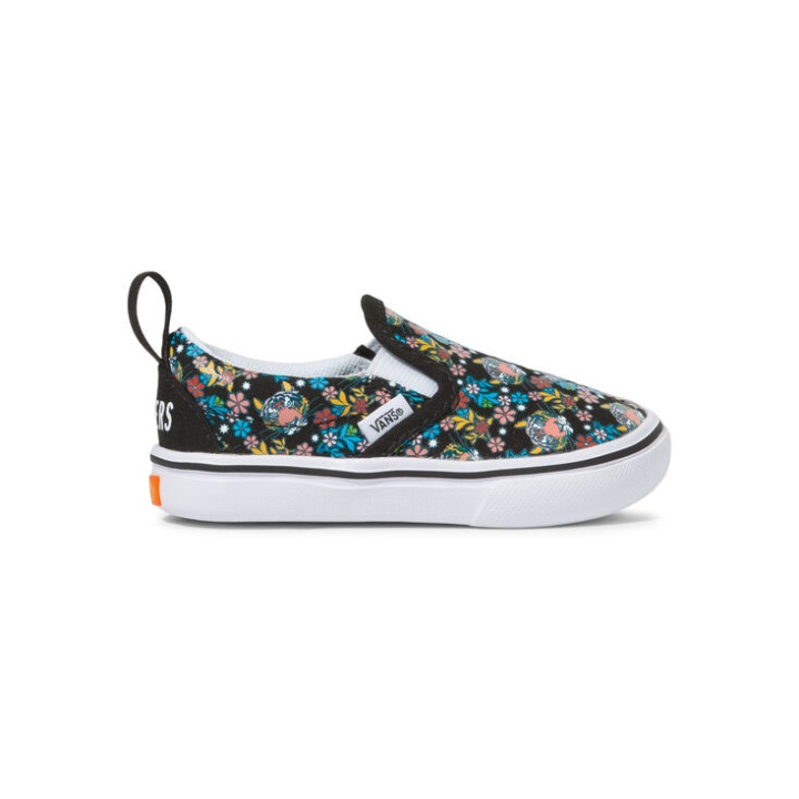 Vans X Project Cat Toddler Comfycush Slip-on V Projectcat-tiger Floral