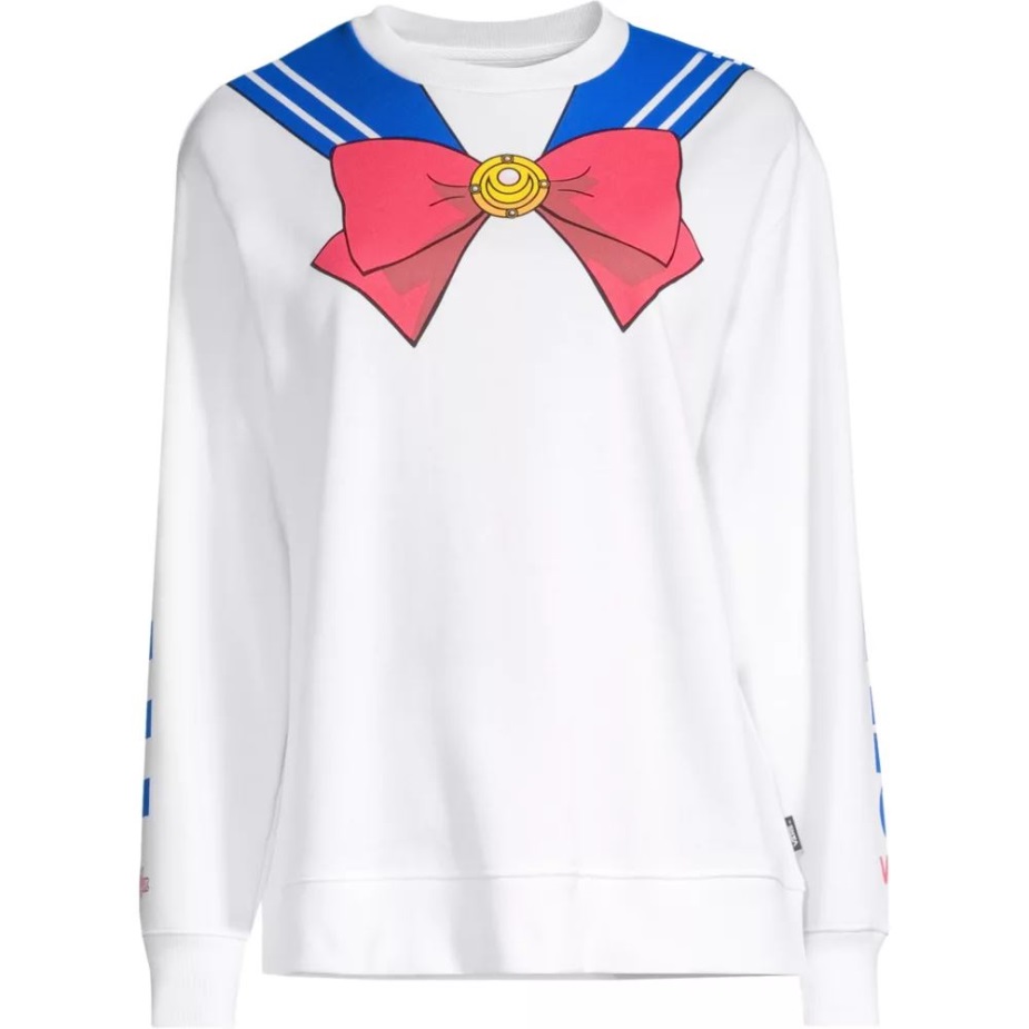 Vans X Sailor Moon γυναικείο φούτερ Bff Fleece λευκό
