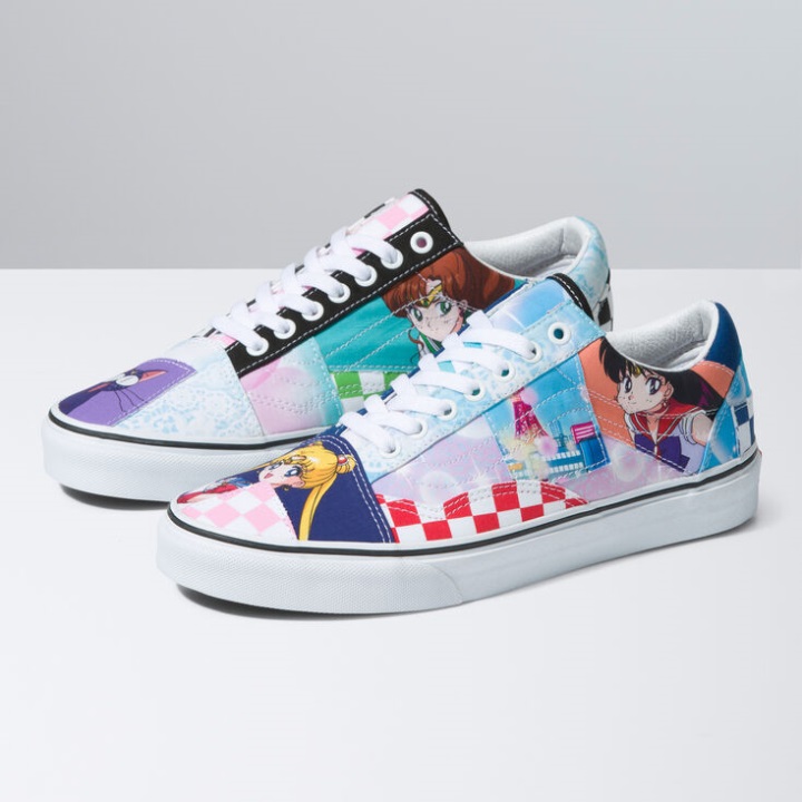 Vans X Sailor Moon παλιό Skool Patchwork Multi
