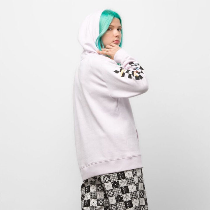 Vans X Skateistan Boyfriend Hoodie Orchid Ice