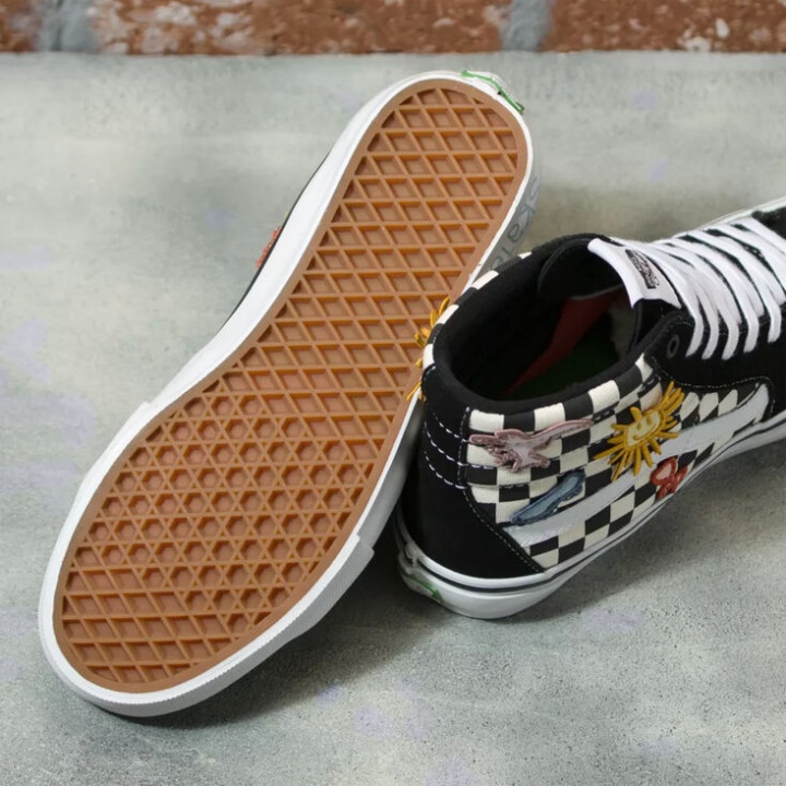 Vans X Skateistan Skate Sk8-hi σκακιέρα