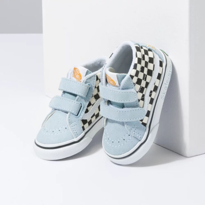 Vans X Skateistan νήπιο Sk8-μέση επανέκδοση V σκακιέρα