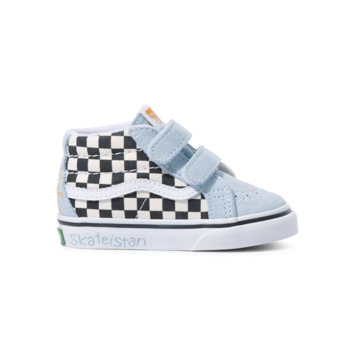 Vans X Skateistan νήπιο Sk8-μέση επανέκδοση V σκακιέρα