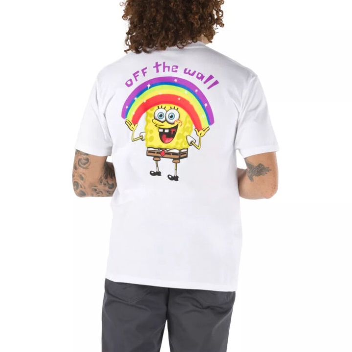 Vans X Spongbob Imaginaaation T-shirt Imaginaaation λευκό