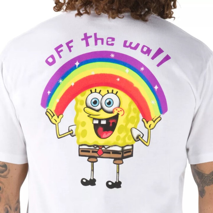 Vans X Spongbob Imaginaaation T-shirt Imaginaaation λευκό