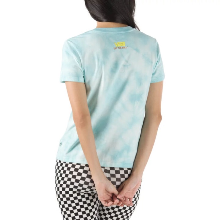 Vans X Spongbob Jump Out Crew Tee Blue
