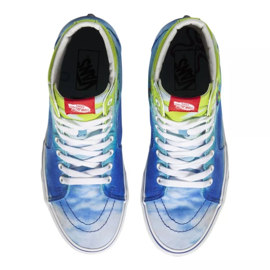 Vans X Spongebob ανδρικά παπούτσια Sk8-hi Skate μπλε-λευκό