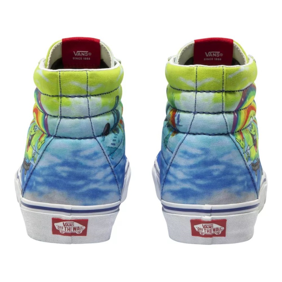 Vans X Spongebob ανδρικά παπούτσια Sk8-hi Skate μπλε-λευκό