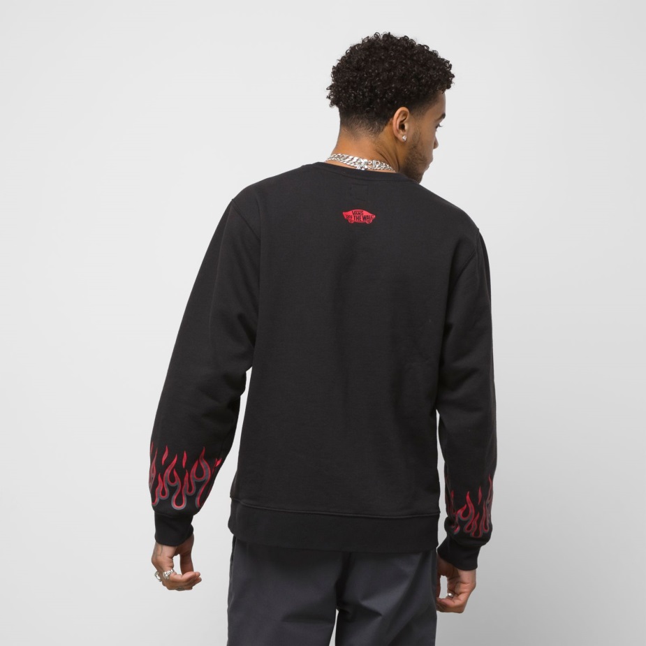 Vans X Thrasher Flame Crewneck μαύρο