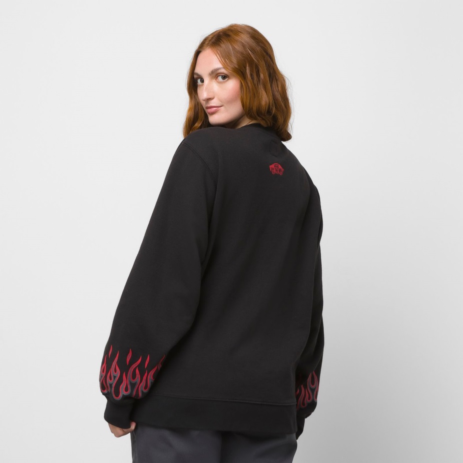 Vans X Thrasher Flame Crewneck μαύρο