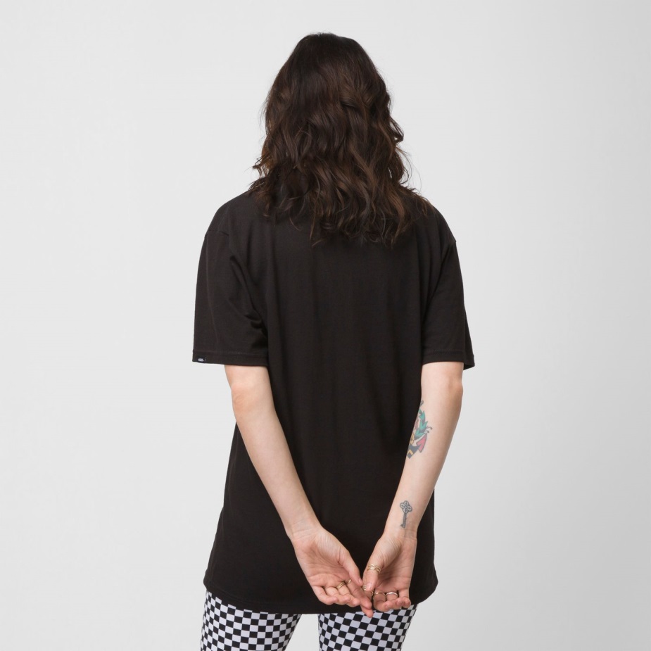 Vans X Thrasher Off The Wall Logo μαύρο μπλουζάκι