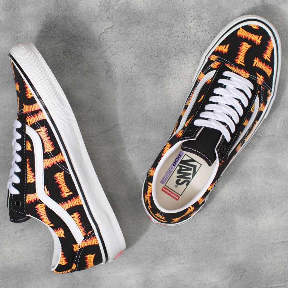 Vans X Thrasher Skate Old Skool Black-multi