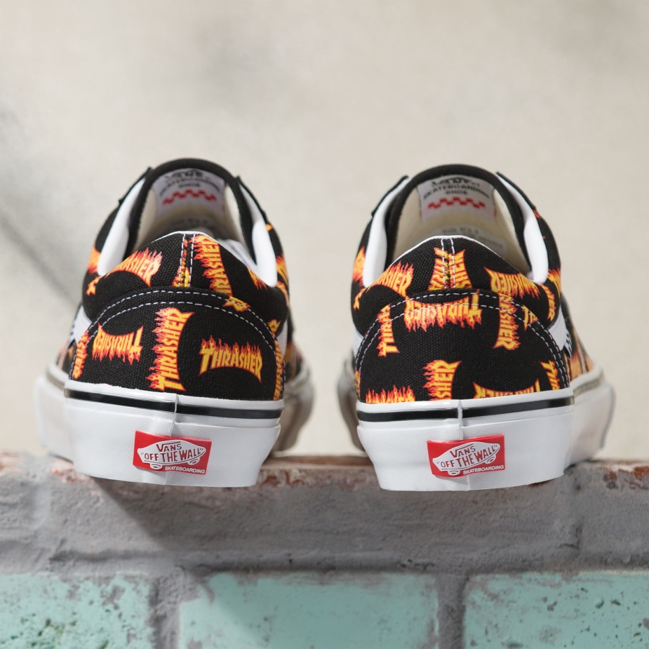 Vans X Thrasher Skate Old Skool Black-multi