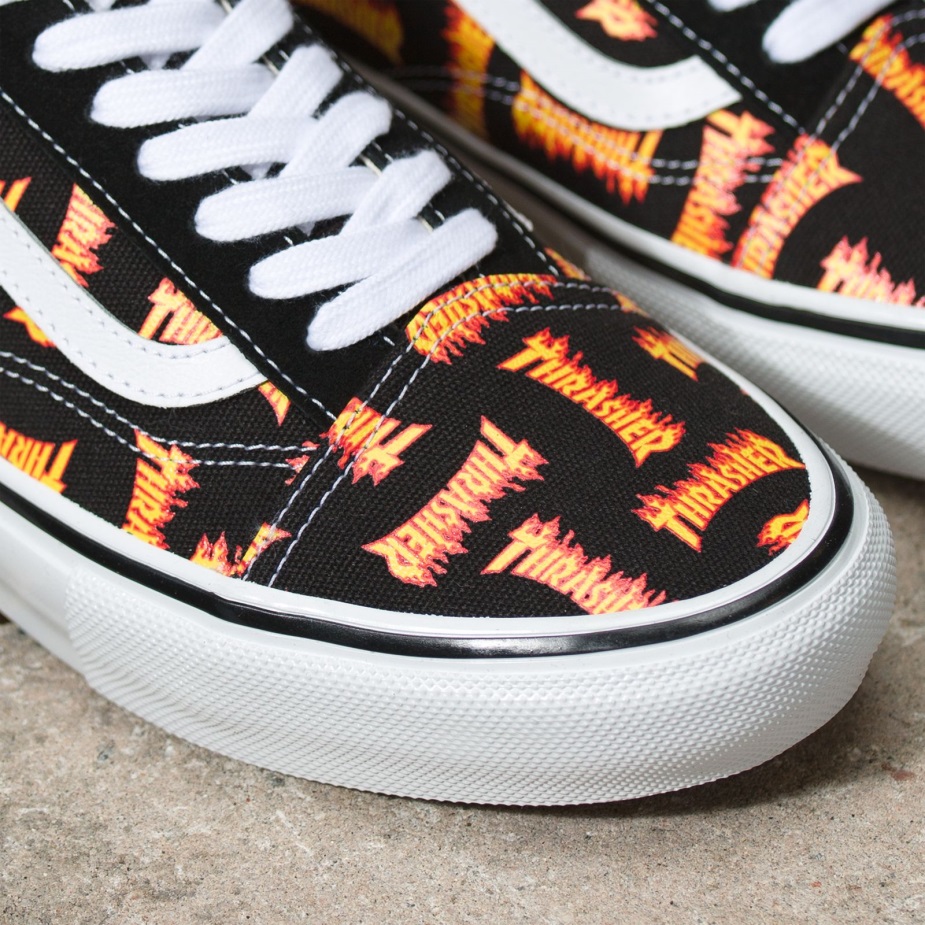 Vans X Thrasher Skate Old Skool Black-multi