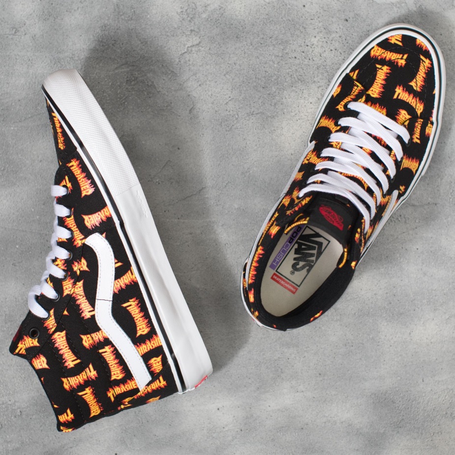 Vans X Thrasher Skate Sk8-hi Black-multi