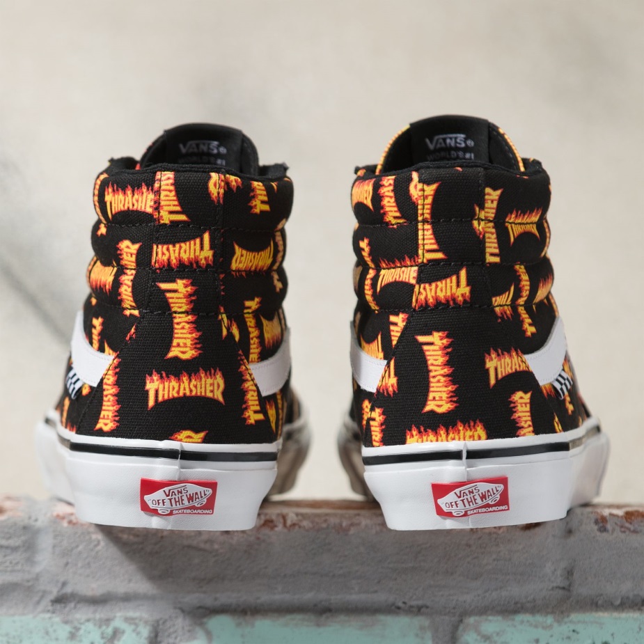 Vans X Thrasher Skate Sk8-hi Black-multi