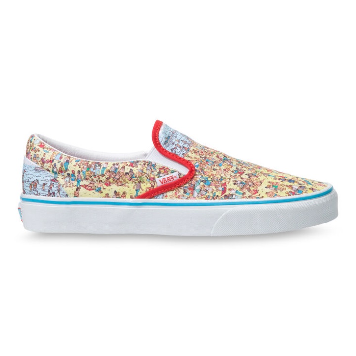 Vans X Wheres Waldo Classic Slip-on βρείτε το Steve-beach