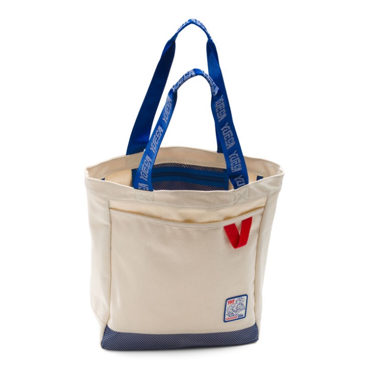 Vans X Yucca πτερύγια κατασκευή Tote Antique λευκό