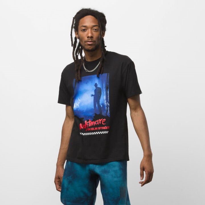 Vans X εφιάλτης σε φτελιά μπλουζάκι του δρόμου μαύρο