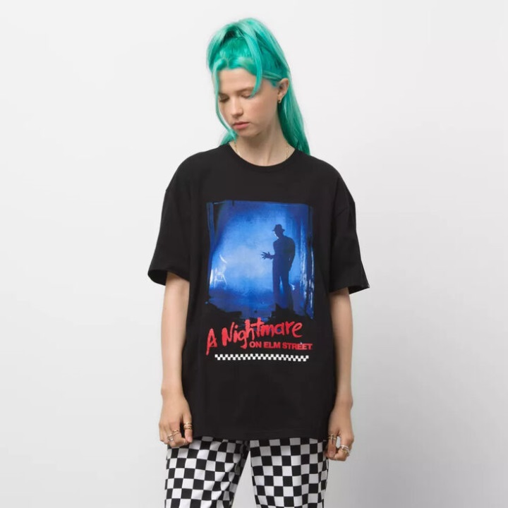 Vans X εφιάλτης σε φτελιά μπλουζάκι του δρόμου μαύρο