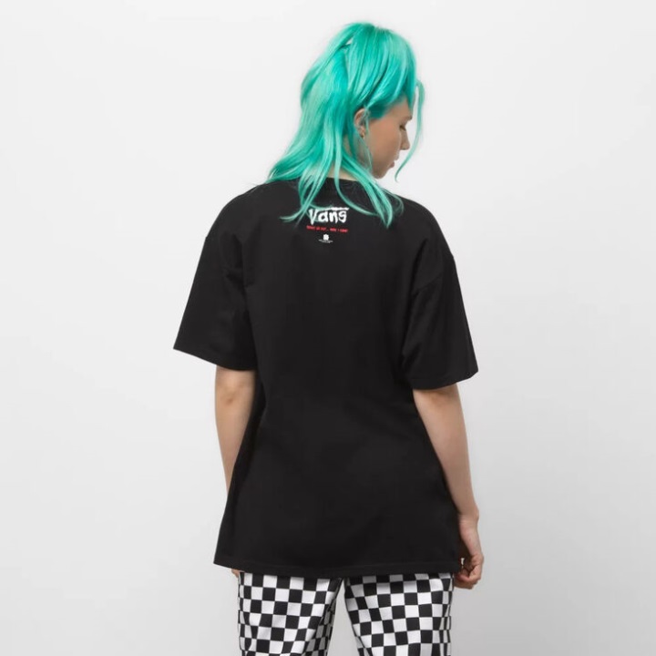 Vans X εφιάλτης σε φτελιά μπλουζάκι του δρόμου μαύρο