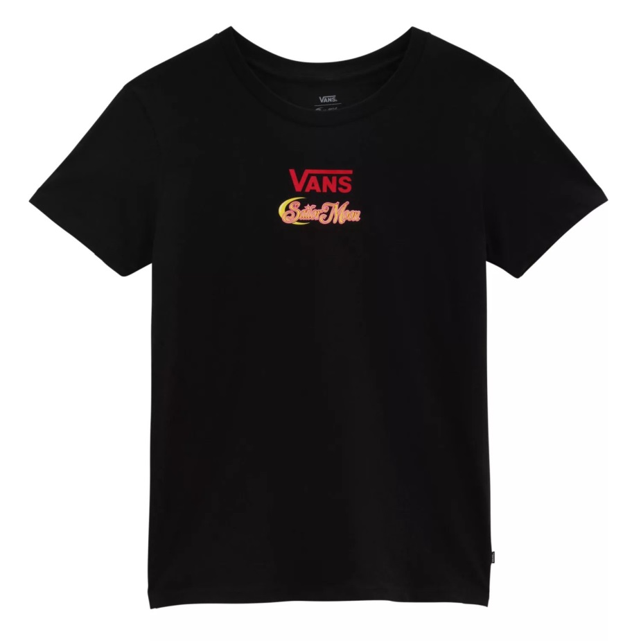 Vans X πανέμορφη Guardian Sailor Moon Bff Crew T-shirt μαύρο