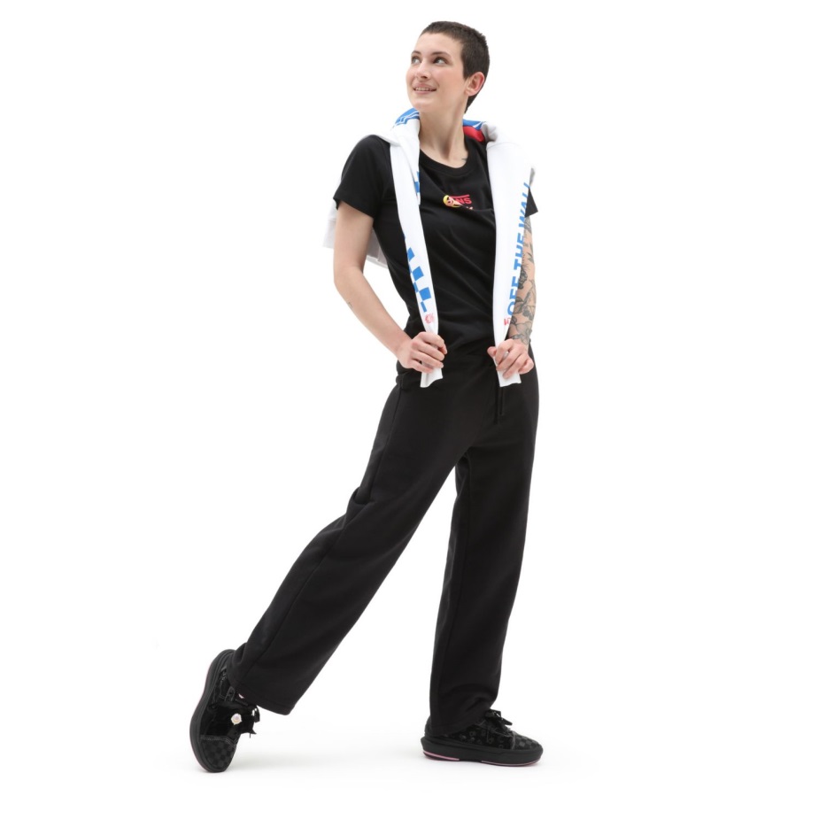 Vans X πανέμορφη Guardian Sailor Moon Bff Crew T-shirt μαύρο