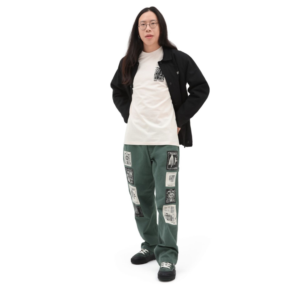 Vans X πρώην μακρυμάνικο μπλουζάκι λευκό