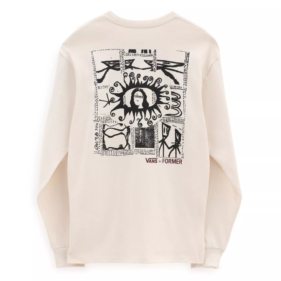 Vans X πρώην μακρυμάνικο μπλουζάκι λευκό