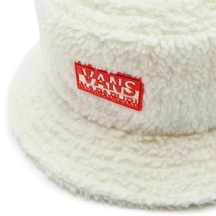Vans X στάμπα κουβά καπέλο αντίκες λευκό σέρπα