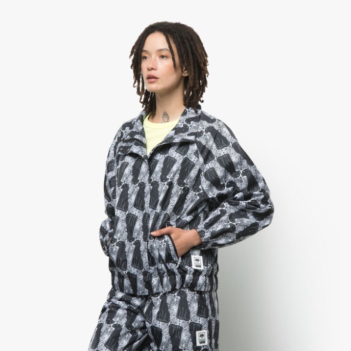 Vans X τελετή έναρξης λεοπάρ μπουφάν μαύρο