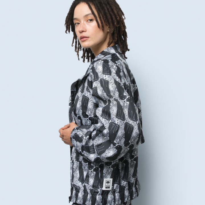 Vans X τελετή έναρξης λεοπάρ μπουφάν μαύρο