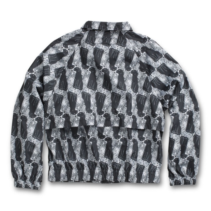 Vans X τελετή έναρξης λεοπάρ μπουφάν μαύρο