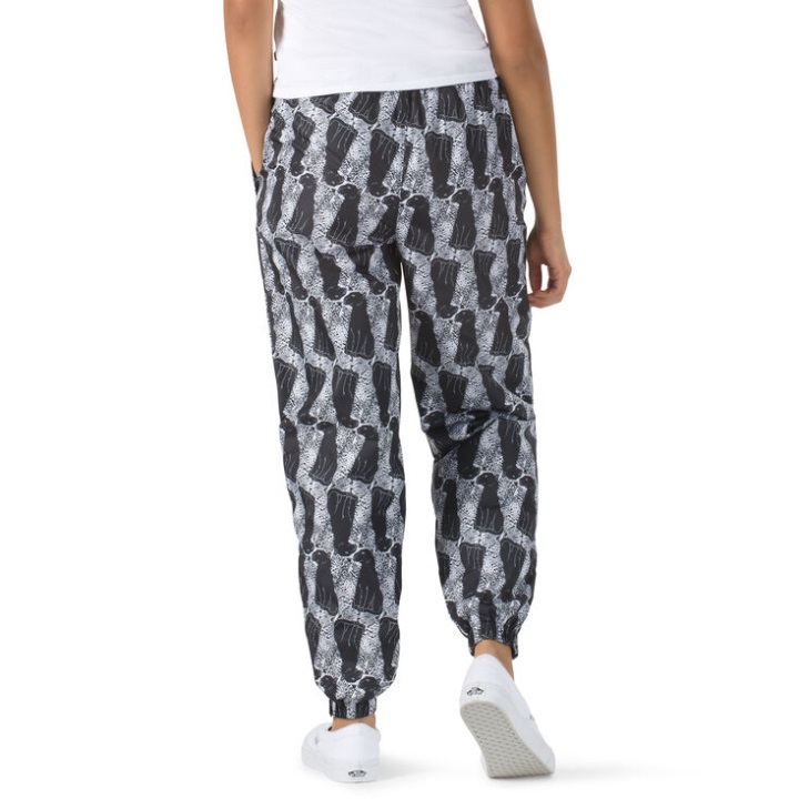 Vans X τελετή έναρξης λεοπάρ παντελόνι μαύρο