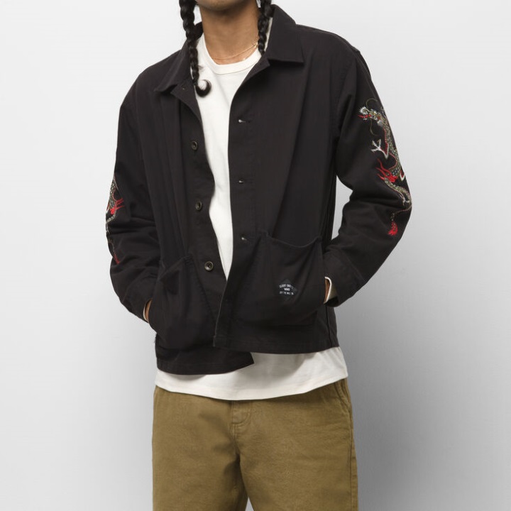 Vans X τζάκετ κρόκετ Gilbert μαύρο