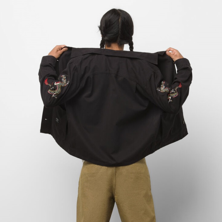 Vans X τζάκετ κρόκετ Gilbert μαύρο