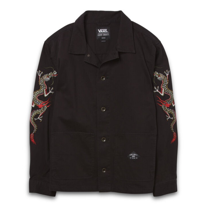 Vans X τζάκετ κρόκετ Gilbert μαύρο
