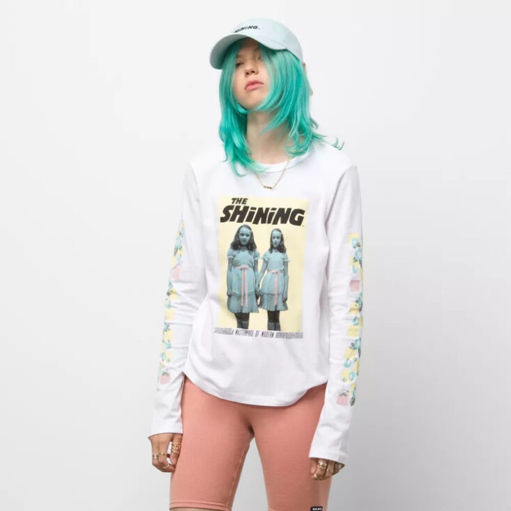 Vans X το λαμπερό μακρυμάνικο μπλουζάκι τρόμο