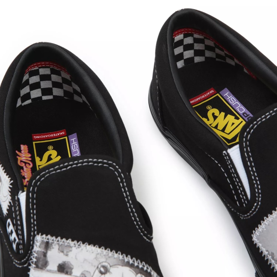 Vans X όμορφα φύλακας Sailor Moon Skate Slip-on παπούτσια λευκό