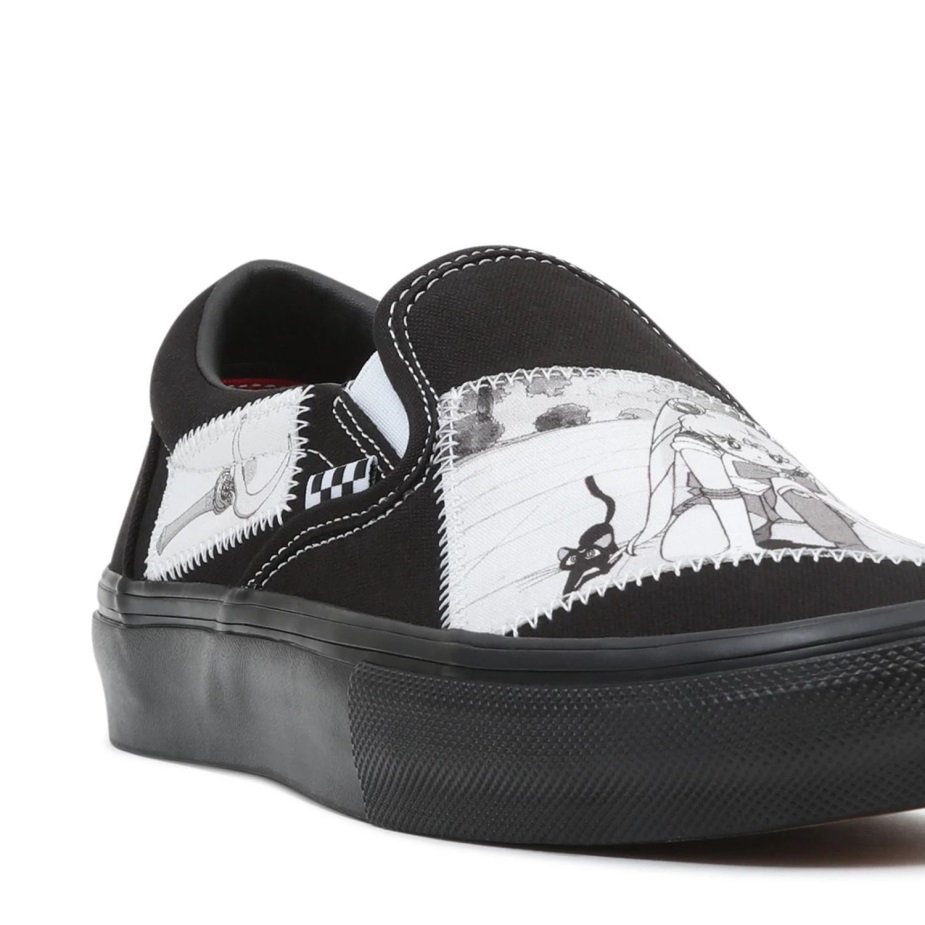 Vans X όμορφα φύλακας Sailor Moon Skate Slip-on παπούτσια λευκό