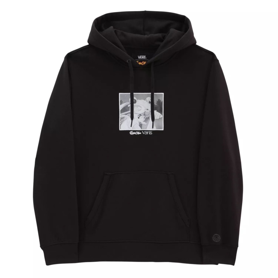Vans X όμορφος φύλακας Sailor Moon Fleece πουλόβερ μαύρο πατίνι