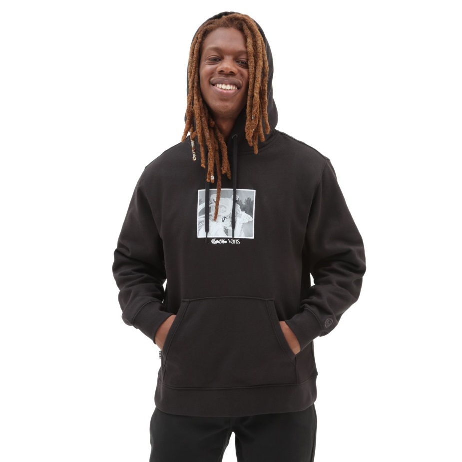 Vans X όμορφος φύλακας Sailor Moon Fleece πουλόβερ μαύρο πατίνι