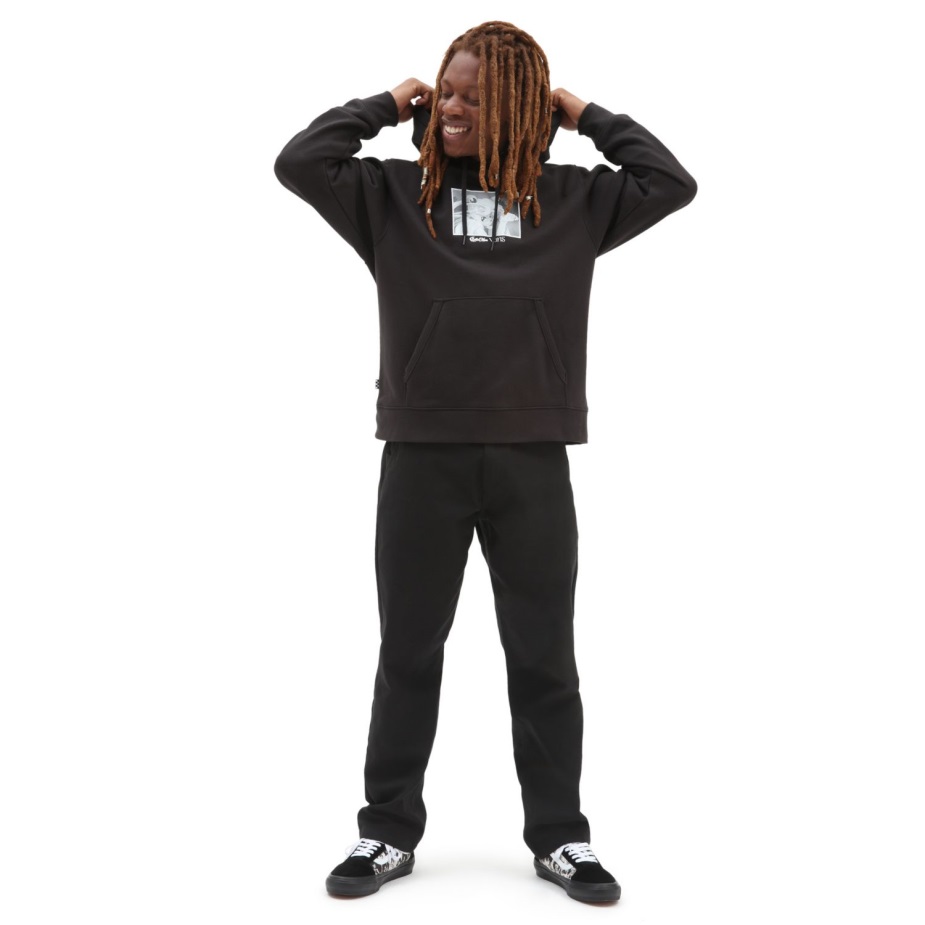 Vans X όμορφος φύλακας Sailor Moon Fleece πουλόβερ μαύρο πατίνι