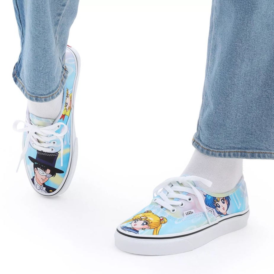 Vans X όμορφος φύλακας Sailor Moon αυθεντικά παπούτσια Multi