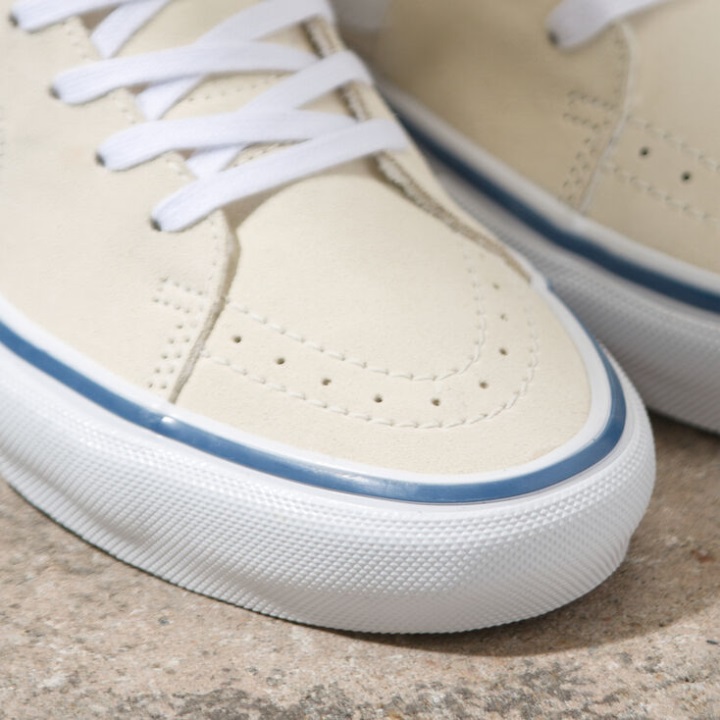 Vans ακατέργαστο πατίνι καμβά Sk8-hi ακατέργαστο καμβά κλασικό λευκό