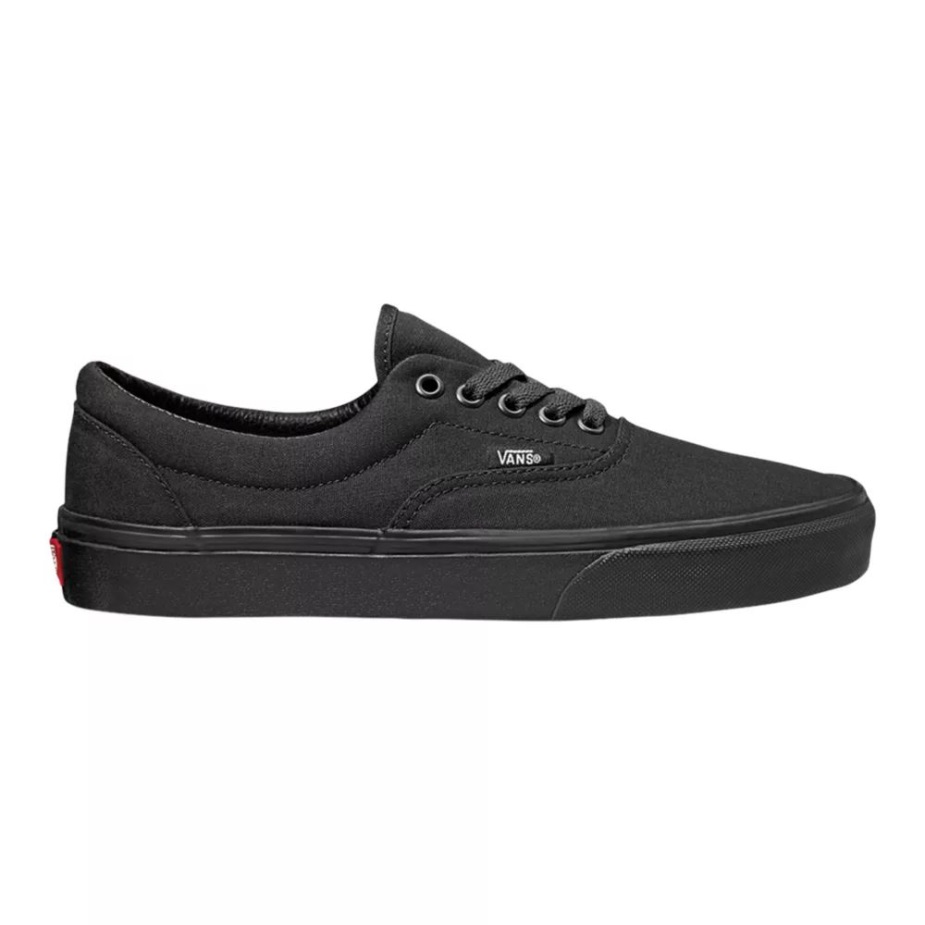 Vans ανδρικά κλασικά παπούτσια Skate Sneakers χαμηλής όψης σε αναπνεύσιμο μαύρο-μαύρο