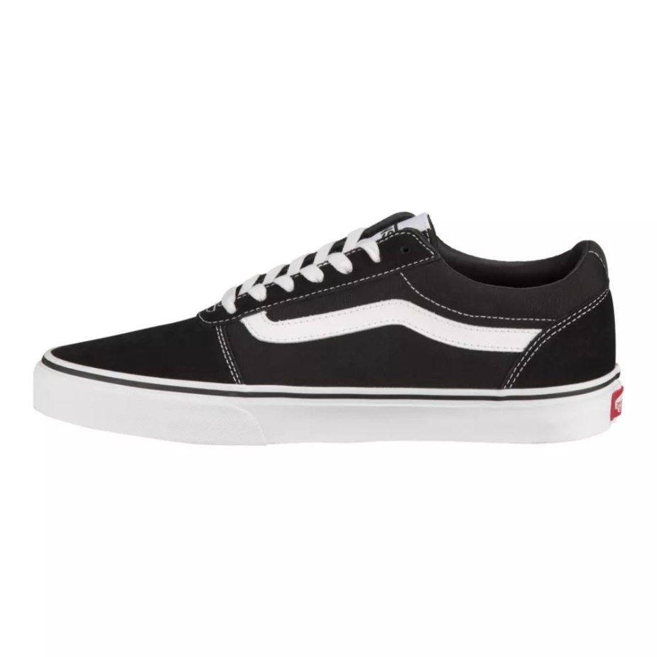 Vans ανδρικά παπούτσια για Skate Sneakers Sneakers με χαμηλό τοπ καστόρι καμβάς μαύρο-άσπρο