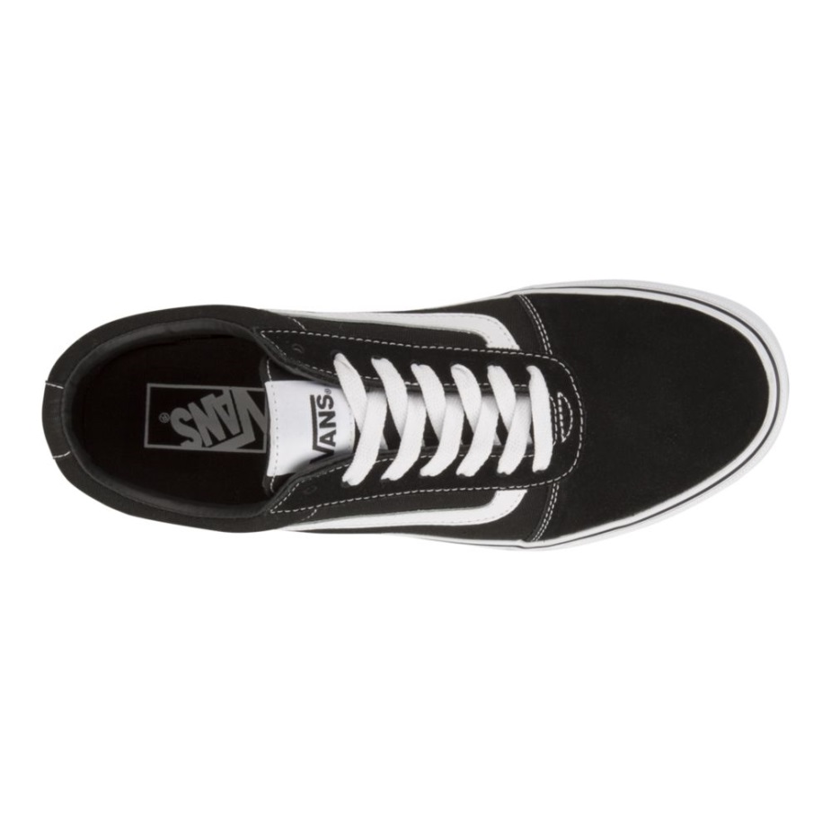 Vans ανδρικά παπούτσια για Skate Sneakers Sneakers με χαμηλό τοπ καστόρι καμβάς μαύρο-άσπρο